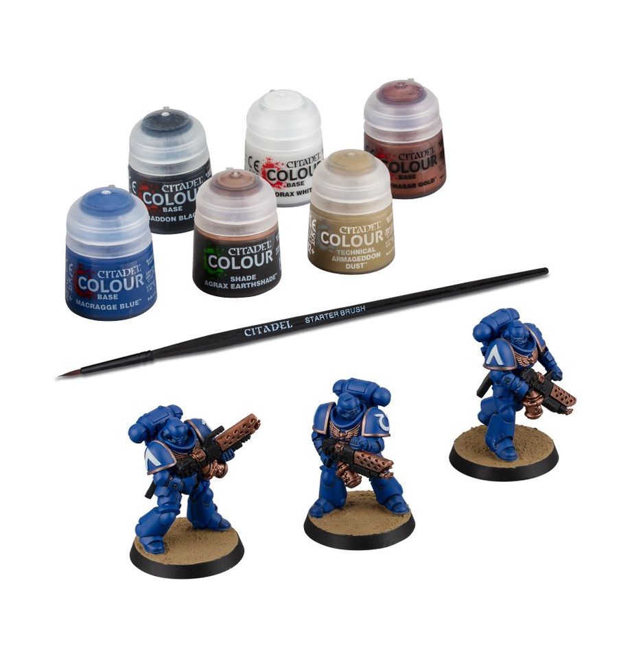 Space Marines: Infernus marines + Paint Set