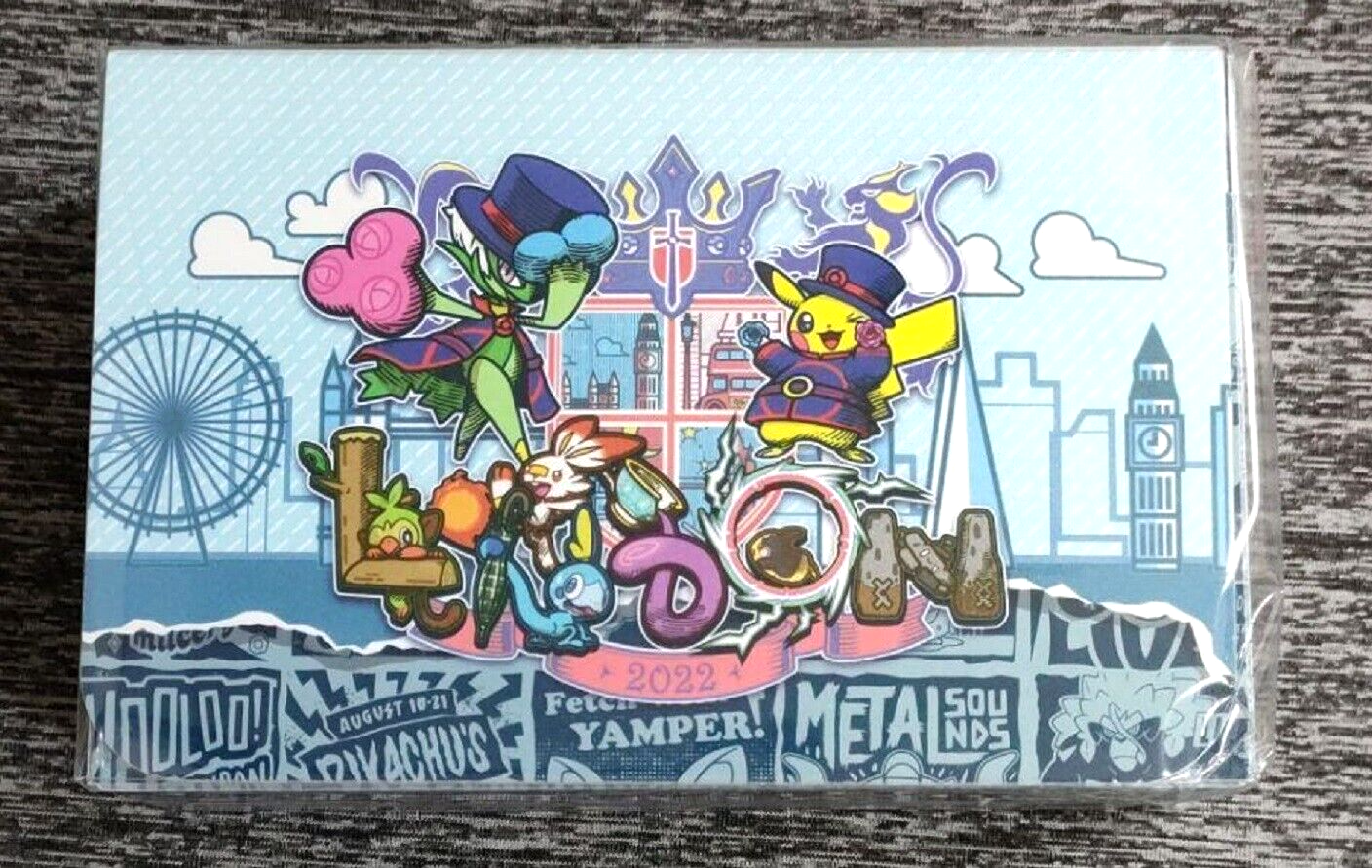 Pokemon World Championships London 2022 Pikachu Double Deck Box