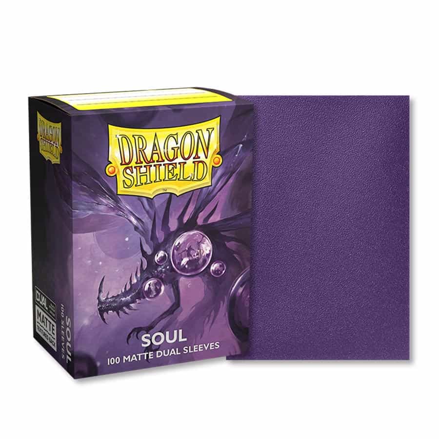 Dragon Shield Outer Sleeves: Matte - Metallic Purple