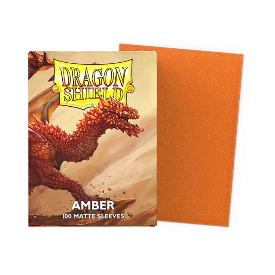 Dragon Shield Matte: Amber (100)