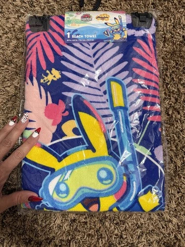 2024 Pokemon Worlds Honolulu Beach Towel