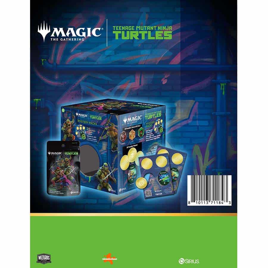 SIRIUS DICE: MAGIC THE GATHERING: TEENAGE MUTANT NINJA TURTLES: TREASURE PACKS