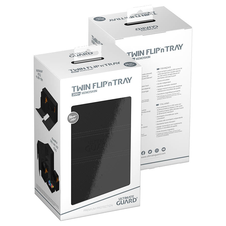Twin Flip'n'Tray (200+) Black