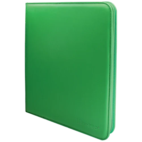 Ultra Pro Vivid 12-Pocket Zippered PRO-Binder - Green
