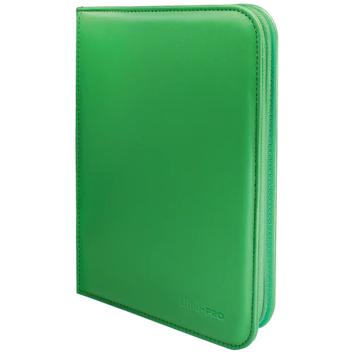 Ultra Pro Vivid 4-Pocket Zippered PRO-Binder - Green