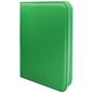 Ultra Pro Vivid 4-Pocket Zippered PRO-Binder - Green