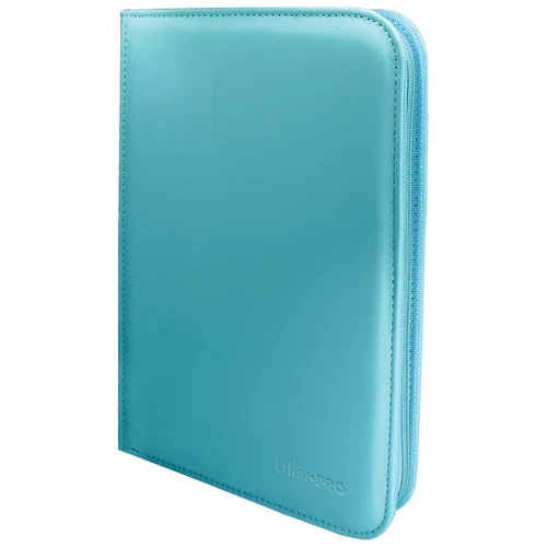 Ultra Pro Vivid 4-Pocket Zippered PRO-Binder - Light Blue