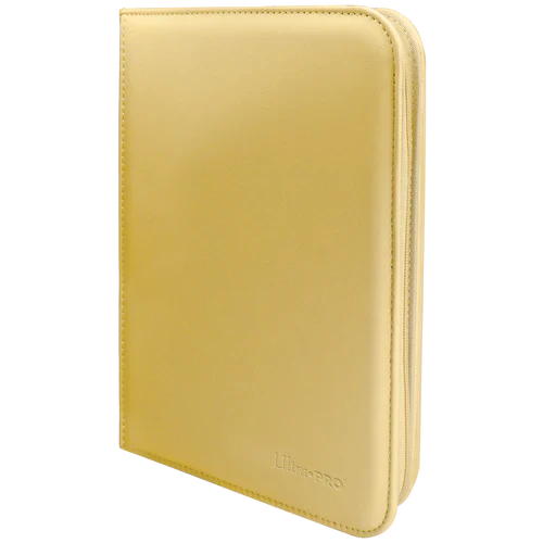 Ultra Pro Vivid 4-Pocket Zippered PRO-Binder - Yellow