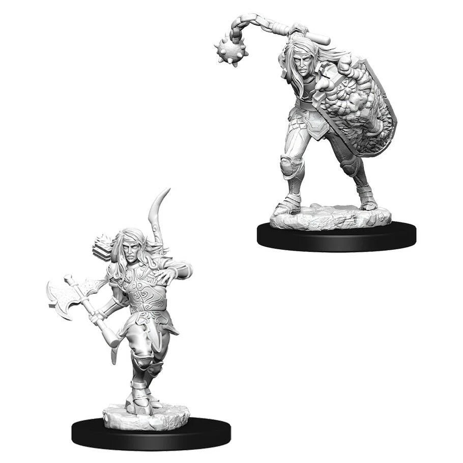 Pathfinder Deep Cuts Unpainted Miniatures: Male Elf Fighter