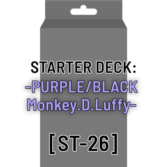 One Piece Starter Deck - Monkey.D.Luffy - Purple/Black - ST26
