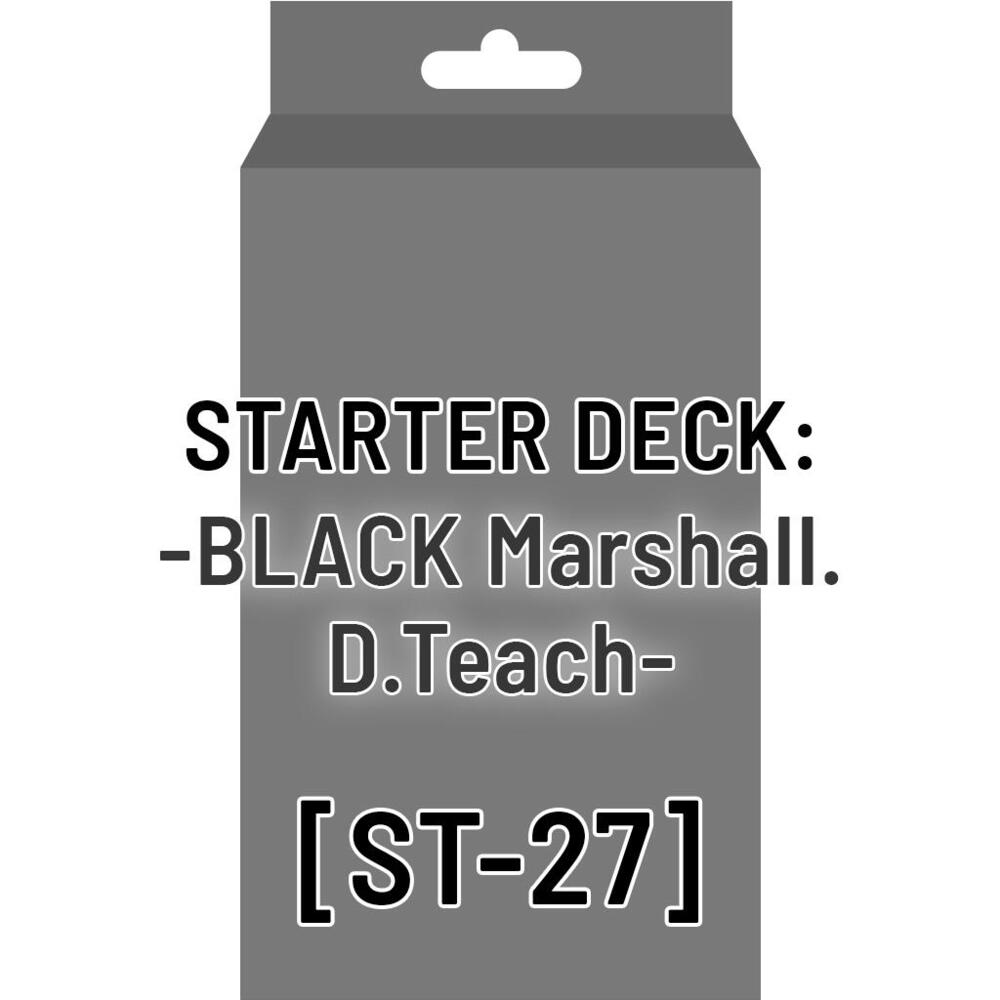 One Piece Starter Deck - Marshall.D.Teach - Black - ST27