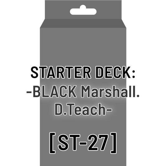 One Piece Starter Deck - Marshall.D.Teach - Black - ST27