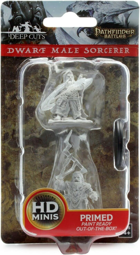 Pathfinder Deep Cuts Unpainted Miniatures: Wave 4: Dwarf Male Sorcerer
