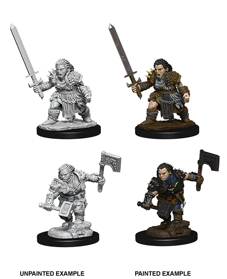 Pathfinder Battles Deep Cuts - Female Dwarf Barbarian