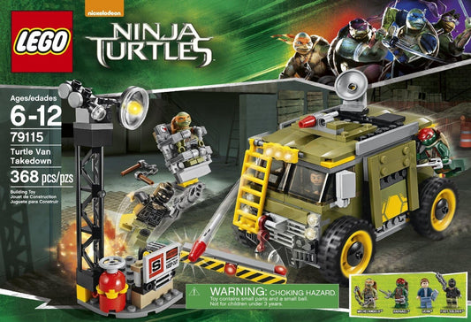 Lego Ninja Turtles Turtle Van Takedown Building Set