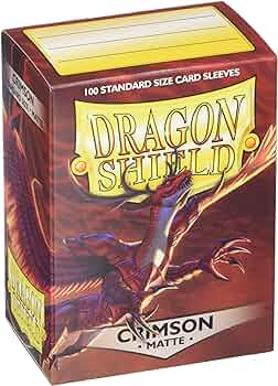 Dragon Shield Matte: Crimson (100)