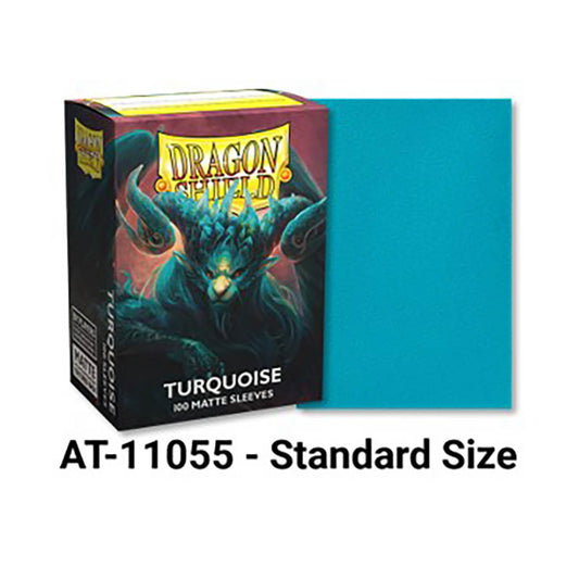 Dragon Shield Matte: Turquoise (100)