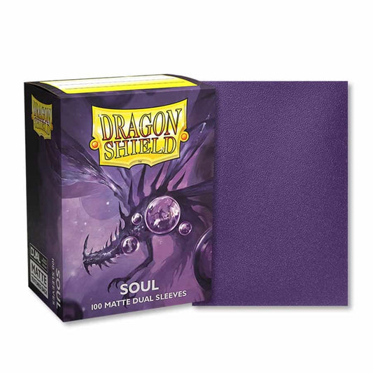 Dragon Shield Outer Sleeves: Matte - Metallic Purple