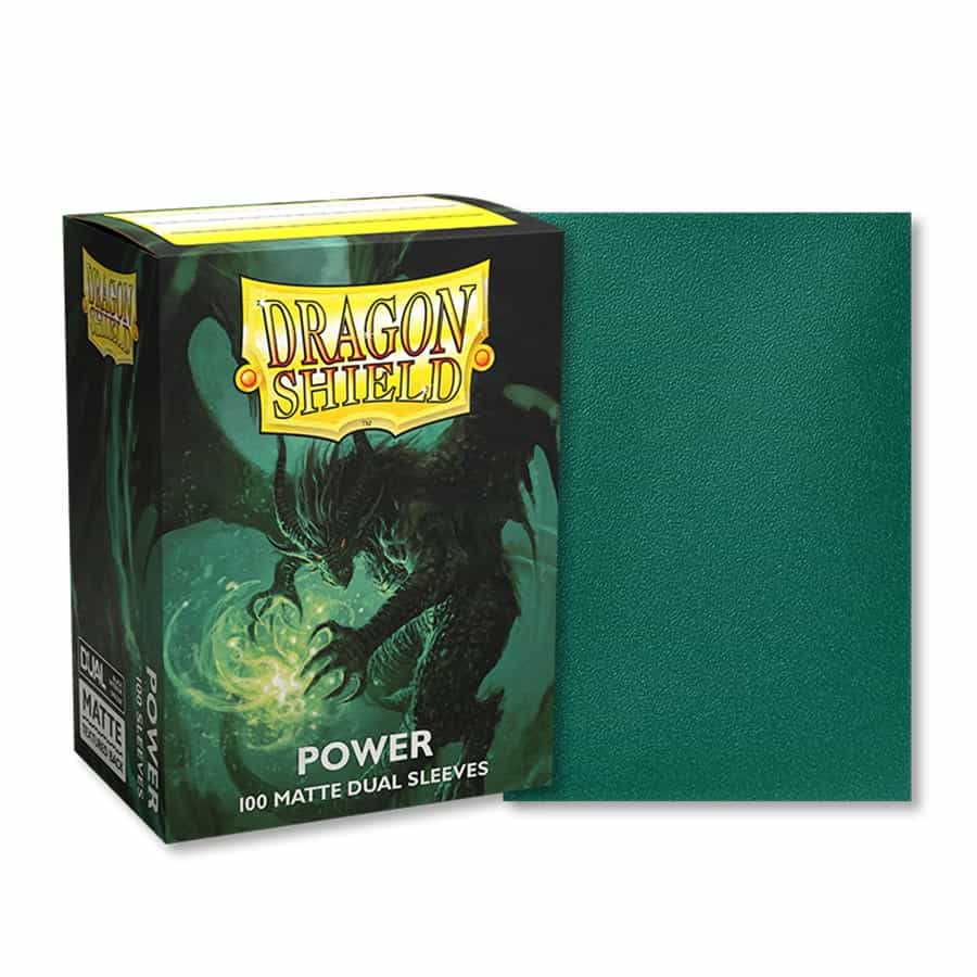 Dragon Shield Dual Matte: Metallic Green (100)