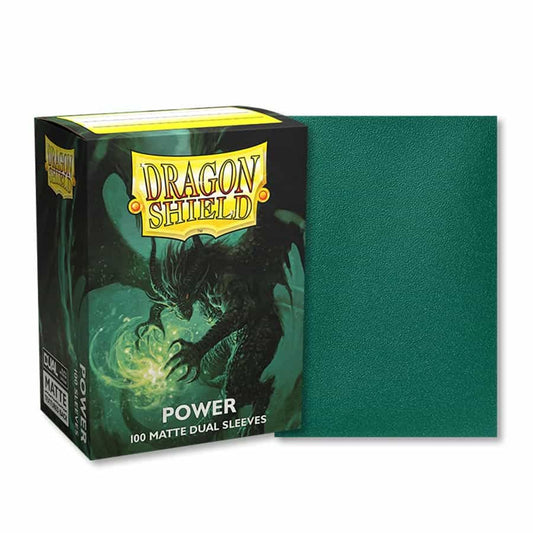 Dragon Shield Dual Matte: Metallic Green (100)