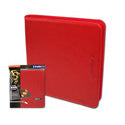 12 POCKET ZIPFOLIO Red