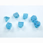 Polyhedral Dice Set - 7ct - Luminary Sky w/ Silver
