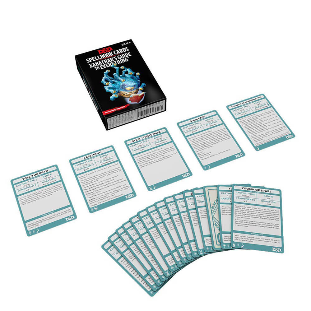 Spellbook Cards: Xanthar's Guide to Everything