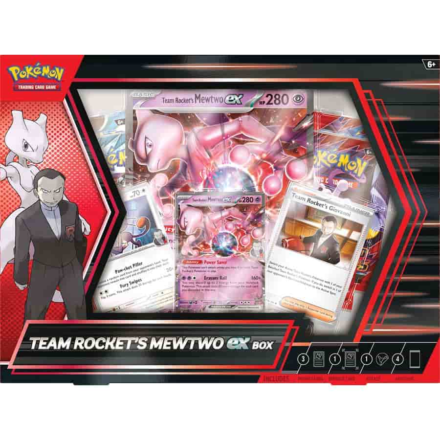 Team Rockets MewTwo Ex Box