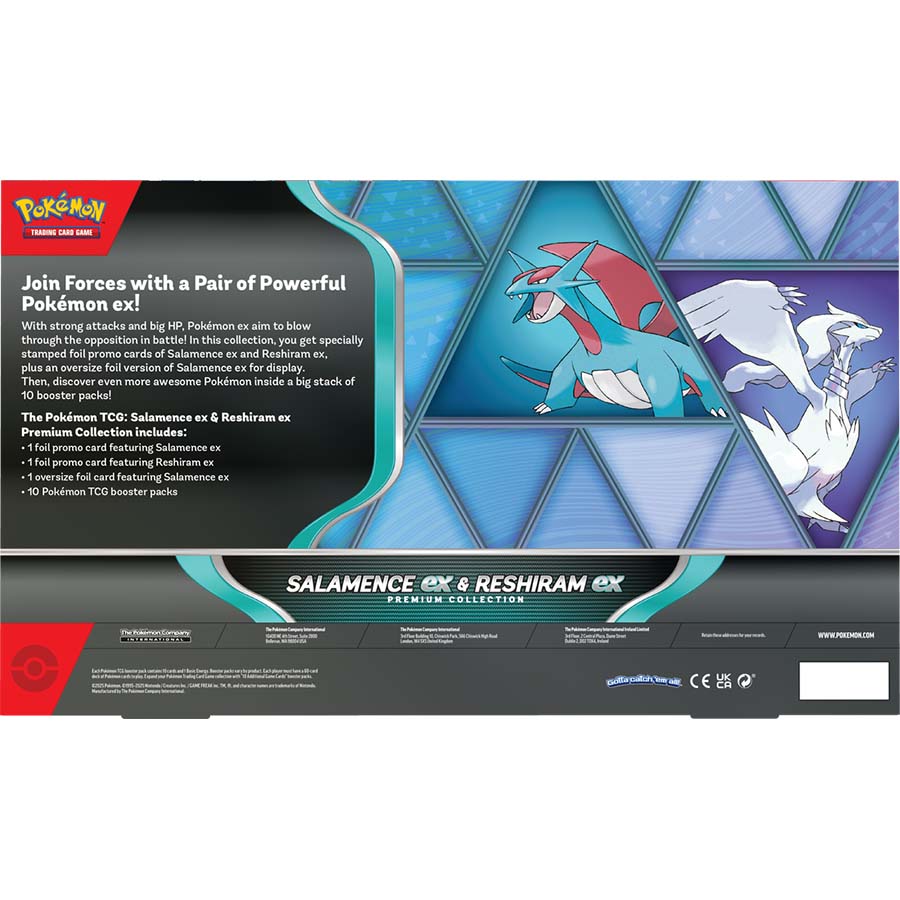 Salamence EX and Reshiram EX Premium Collection