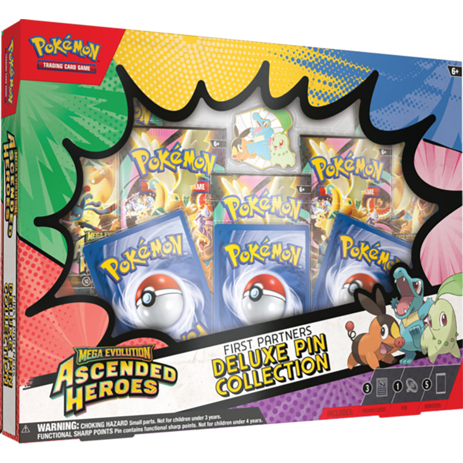 Pokemon TCG: Mega Evolution: First Partners Deluxe Pin Collection