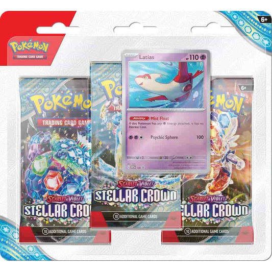 Stellar Crown (SV07) 3 Pack Blister
