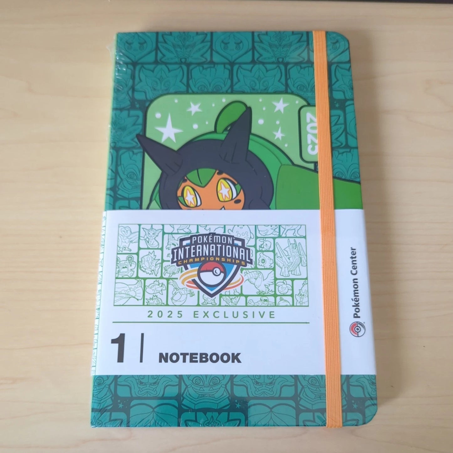 Pokemon International Championships Hard Covered Notebook Ogerpon