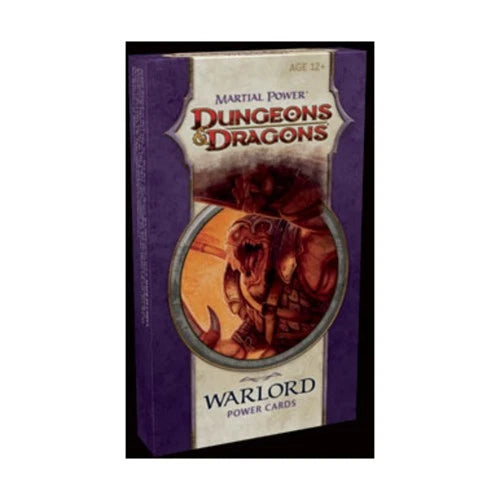 DUNGEONS AND DRAGONS MARTIAL POWER CARDS WARLORD (4TH)