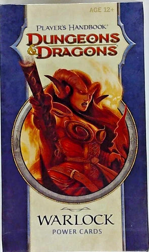 DUNGEONS AND DRAGONS PLAYERS HANDBOOK POWER CARDS WARLOCK(4TH )
