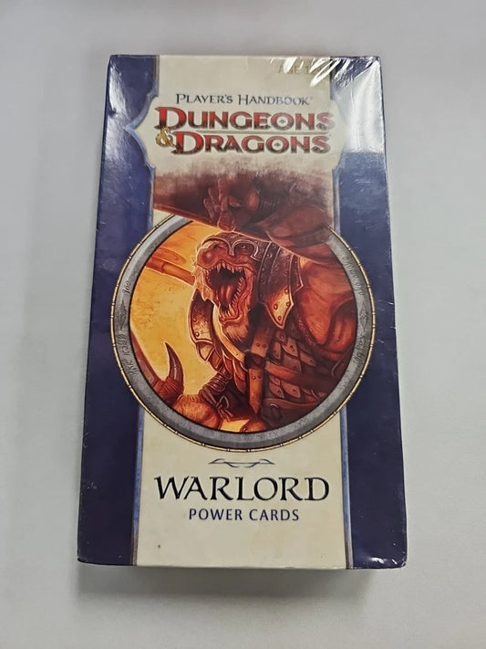 DUNGEONS AND DRAGONS PLAYERS HANDBOOK POWER CARDS WARLORD (4TH)