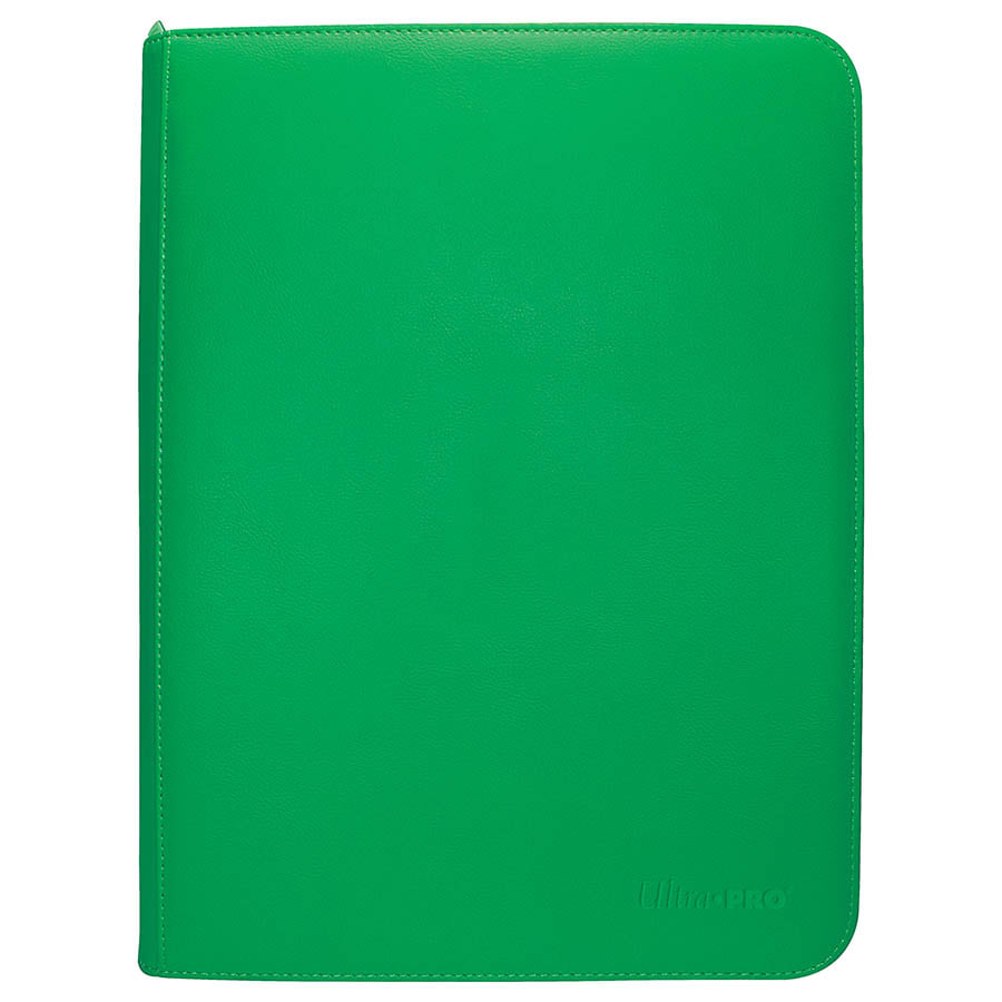 Ultra Pro Vivid 9-Pocket Zippered PRO-Binder - Green