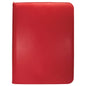 Ultra Pro Vivid 12-Pocket Zippered PRO-Binder-Red