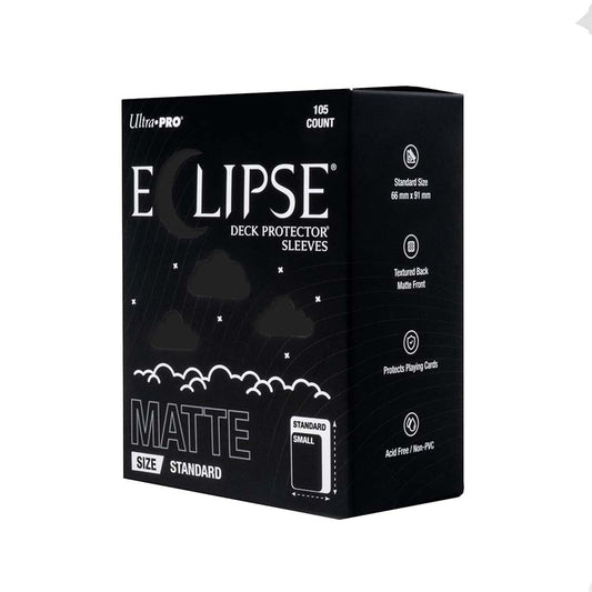 Ultra Pro: Eclipse Matte Sleeves - Jet Black