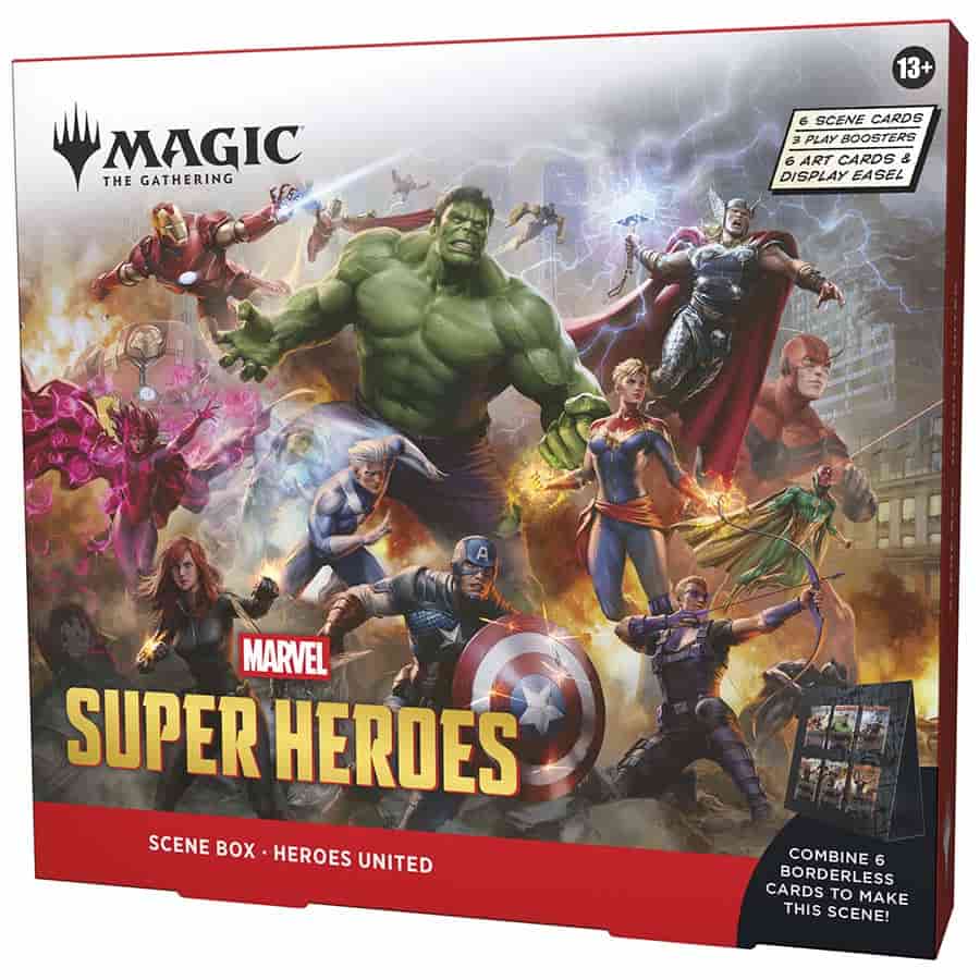 Magic The Gathering: Marvel Super Heroes Scene box
