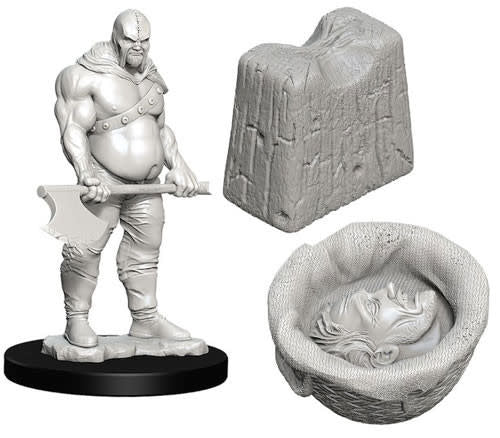 WizKids Minis: Deep Cuts Unpainted Miniatures: Executioner & Chopping Block